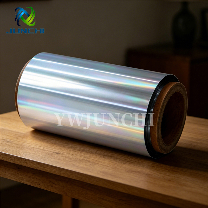 seamless platinum pillar light pet hologram film