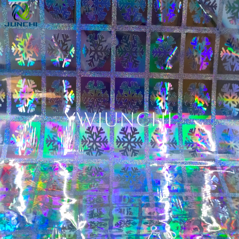 silver metalized pvc holographic film